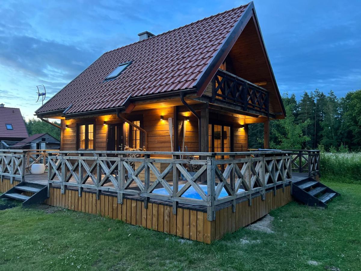 Wypoczynek Na Mazurach U Sebka Vila Łukta Exterior foto